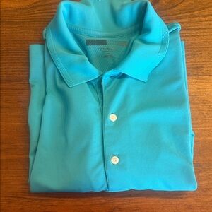 Greg Norman Collection Turquoise Polo Shirt